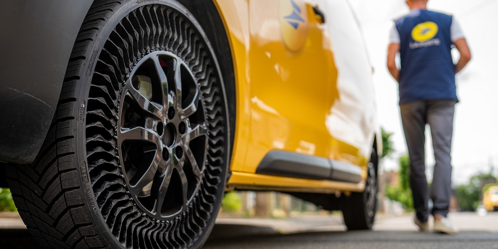France's postal system to test Michelin's UPTIS airless tire - Vimarsana News