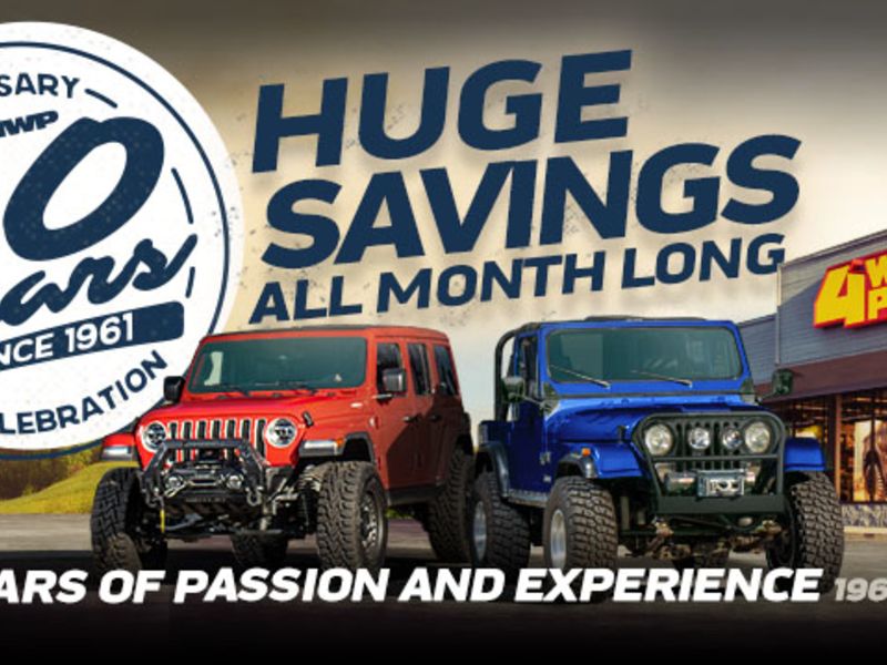 4 Wheel Parts celebrates 60th anniversary with deals, promotions - Vimarsana News